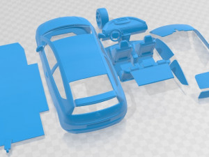 Citroen C4 VTS Printable Car 3D 프린트 모델