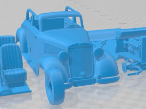 Mercedes Benz 170V 1936 Printable Car 3D Print Model