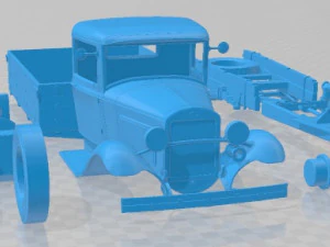 GAZ AA 1932 Printable Truck 3D Print Model