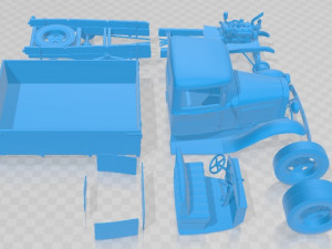 GAZ AA 1932 Printable Truck Modèles 3D en vedette