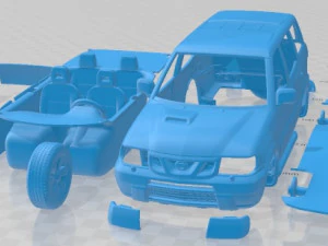 Carro para imprimir Nissan Terrano II 5 portas 2006 Modelo de Impressão 3D