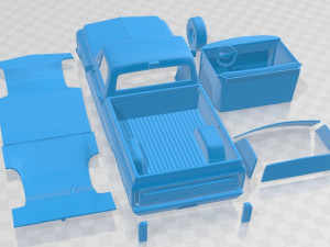 Chevrolet C10 Cheyenne Pickup 1971 Printable Car 3D Принт Модель