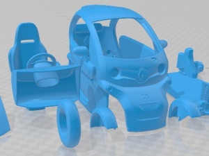 Renault Twizy ZE Printable Car Model Cetak 3D