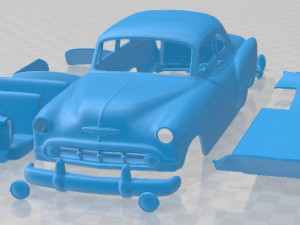 Chevrolet 210 Club Coupe 1953 Printable Car Modelo de impresión 3D