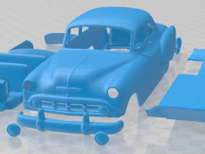 Chevrolet 210 Club Coupe 1953 Printable Car 3D Print Model