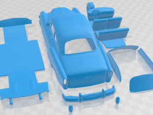 Chevrolet 210 Club Coupe 1953 Printable Car 3Dプリントモデル