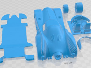 Batmobile 1989 Jet Car Printable 3D प्रिंट मॉडल