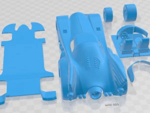 Batmobile 1989 Jet Car Printable 3D Print Model