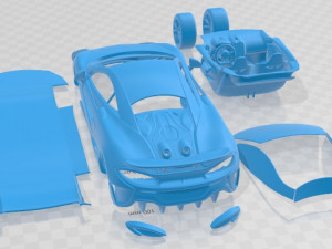 Mclaren 600 LT 2019 Printable Car Modello di stampa 3D