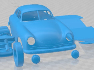 Porsche 356 Coupe 1948 Printable Car 3D 프린트 모델
