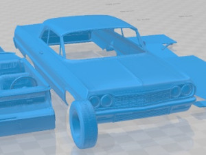 Chevrolet Impala SS 1964 Printable Car 3D 프린트 모델