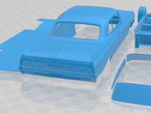Chevrolet Impala SS 1964 Printable Car 3D 프린트 모델