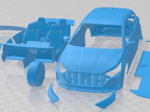 Hyundai I20 2021 Printable Car Modèles 3D en vedette