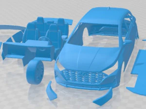 Hyundai I20 2021 Printable Car 3D Print Model
