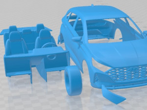Hyundai I20 2021 Printable Car Model do druku 3D