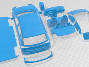 Hyundai I20 2021 Printable Car Model do druku 3D