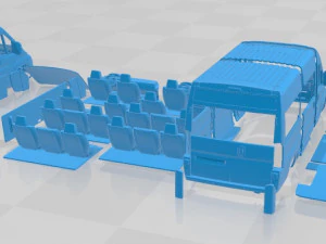Peugeot Boxer Window Van L2H2 2010 Printable 3D Print Model