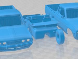 Datsun 620 King Cab 1977 Printable Car 3D Принт Модель