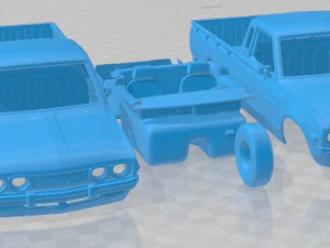 Datsun 620 King Cab 1977 Printable Car 3D Print Model