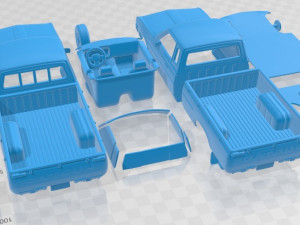 Datsun 620 King Cab 1977 Printable Car 3D Принт Модель