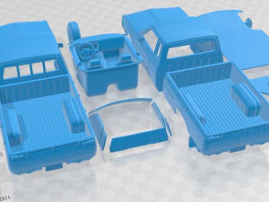 Datsun 620 King Cab 1977 Printable Car 3D Print Model
