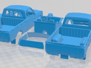 Datsun 620 King Cab 1977 Printable Car 3D Print Model