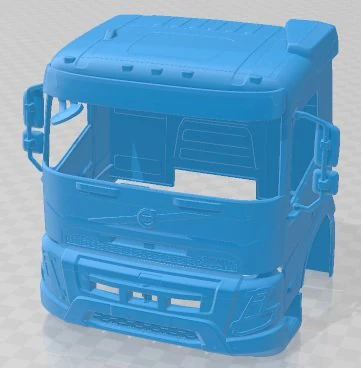 Volvo FMX Day Cab 2020 Printable Body 3D Print Model .c4d .max .obj .3ds .fbx .stl .blend
