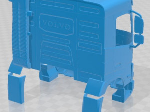 Volvo FMX Day Cab 2020 Printable Body Model do druku 3D