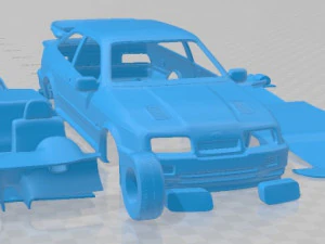 Sierra Cosworth RS500 1986 Printable Car 3D Print Model
