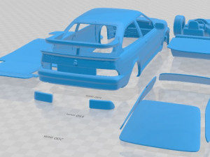 Sierra Cosworth RS500 1986 Printable Car Modèles 3D en vedette