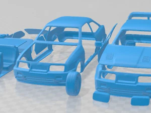 Coche imprimible Sierra Cosworth RS500 1986 Modelo de impresión 3D