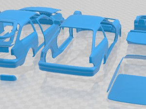 Sierra Cosworth RS500 1986 Printable Car 3D-Druckmodell