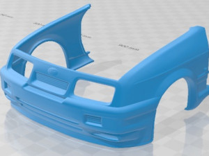 Sierra Cosworth RS500 1986 Printable Car 3D-Druckmodell