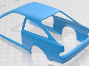 Sierra Cosworth RS500 1986 Printable Car 3D-Druckmodell