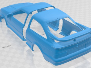Sierra Cosworth RS500 1986 Printable Body Car 3D Baskı Modeli
