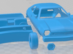 Pinto 1976 Printable Car 3D प्रिंट मॉडल