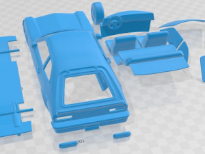 Pinto 1976 Printable Car 3D प्रिंट मॉडल