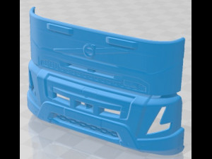 Volvo FMX Day Cab Chassis Truck 4 assi 2020 Stampabile Modello di stampa 3D