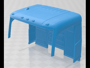 Volvo FMX Day Cab Chassis Truck 4 assi 2020 Stampabile Modello di stampa 3D