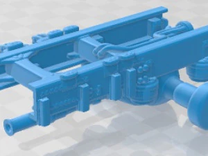 Volvo FMX Day Cab Chassis Truck 4 axle 2020 Printable 3D Print Model