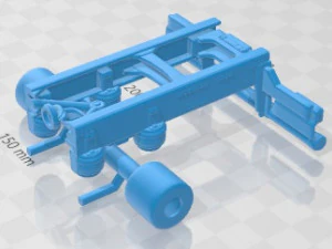Volvo FMX Day Cab Chassis Truck 4 axle 2020 Printable 3D Print Model