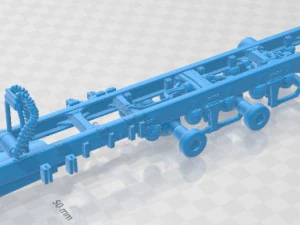 Volvo FMX Day Cab Chassis Truck 4 axle 2020 Printable 3D Print Model