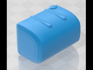 Volvo FMX Day Cab Chassis Truck 4 assi 2020 Stampabile Modello di stampa 3D