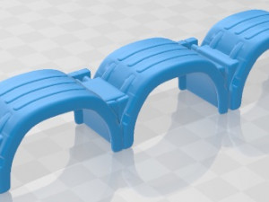 Volvo FMX Day Cab Chassis Truck 4 assi 2020 Stampabile Modello di stampa 3D