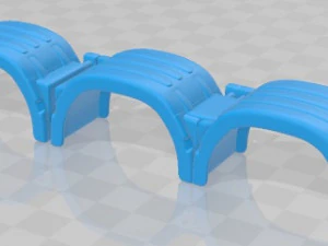 Volvo FMX Day Cab Chassis Truck 4 axle 2020 Printable 3D Print Model