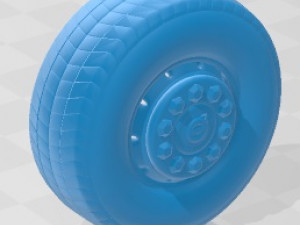 Volvo FMX Day Cab Chassis Truck 4 assi 2020 Stampabile Modello di stampa 3D