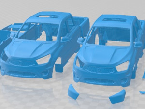 SsangYong Korando Sports New Actyon 2014 Printable Car 3D Print Model