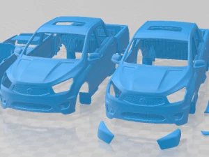 SsangYong Korando Sports New Actyon 2014 Printable Car 3D Print Model