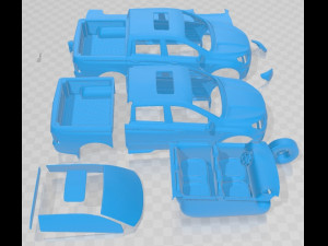 SsangYong Korando Sports New Actyon 2014 Printable Car Modelo de Impressão 3D