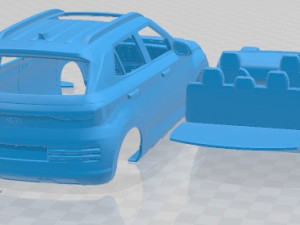 Hyundai Venue Turbo 2022 Printable Car Modèles 3D en vedette